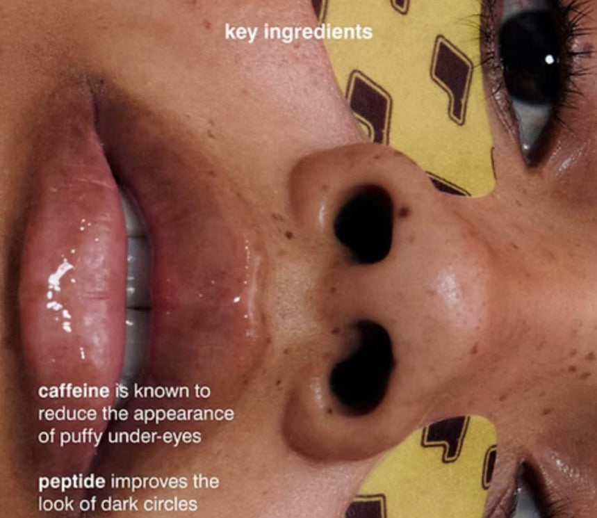 Rhode Peptide Eye Prep in Banana Depuffing Eye Patches