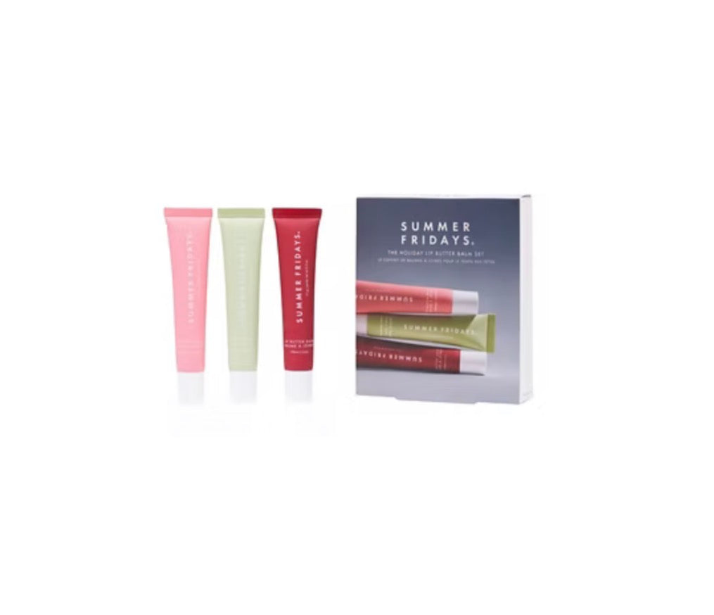 SUMMER FRIDAYS The Holiday Lip Butter Balm Set