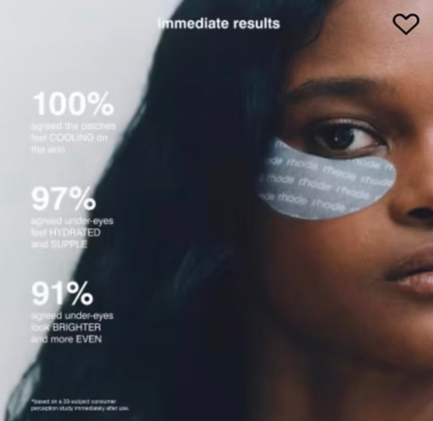 Rhode Peptide Eye Prep Depuffing Eye Patches